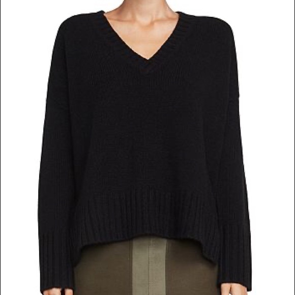 BcbgMaxazria black wool/cashmere reona sweater - Picture 2 of 7